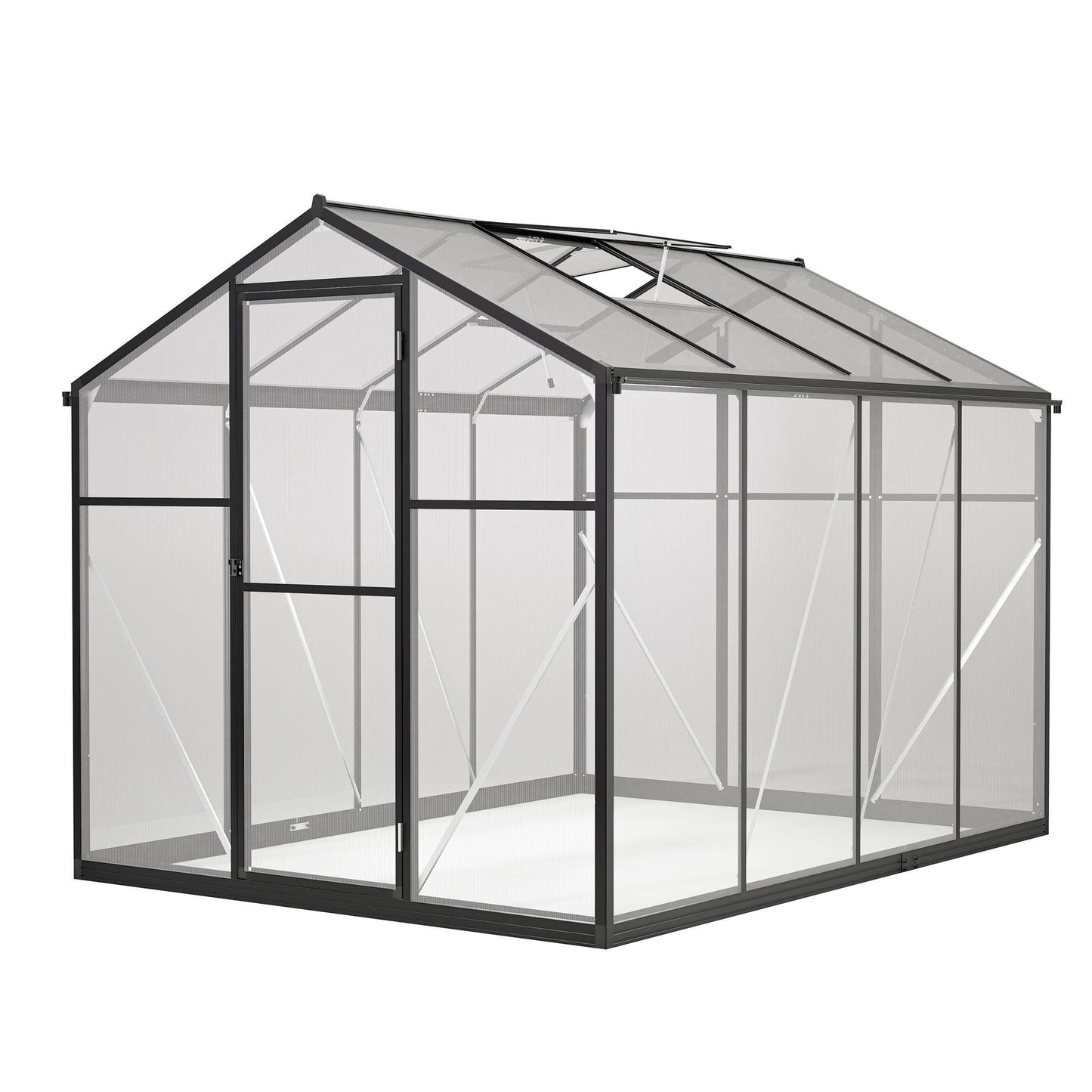6x8 FT Polycarbonate Greenhouse