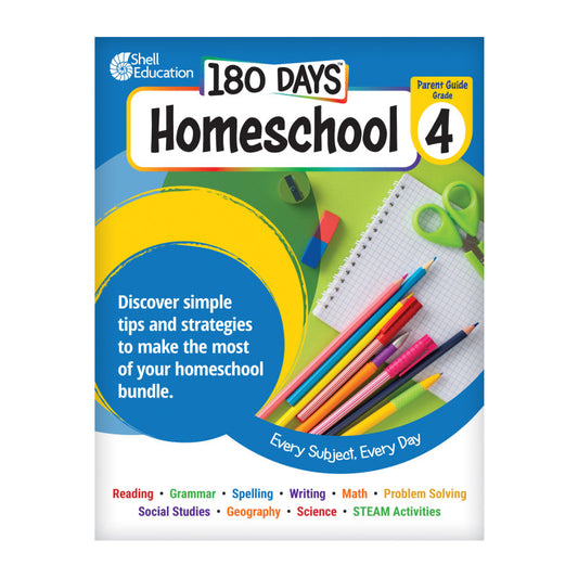 180 DAYS HOMESCHOOL GRADE 4 SET