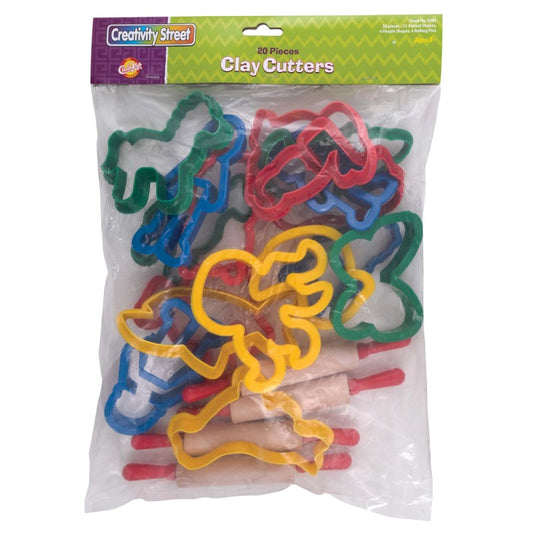 CLAY CUTTERS 20 PIECES