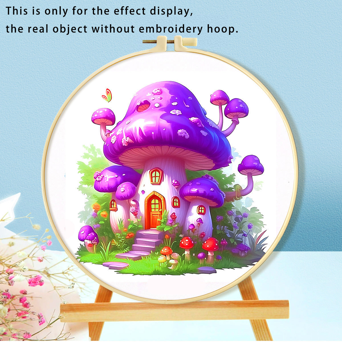 Mushroom Embroidery Art Kit
