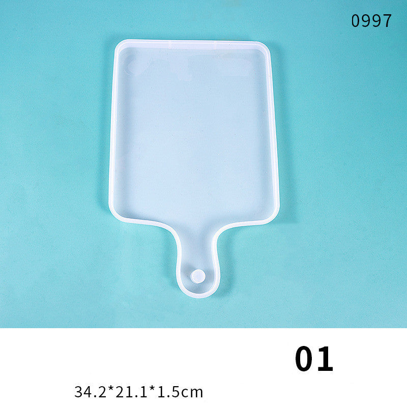 Crystal Epoxy Special-shaped Fruit Plate Storage Tray Mould