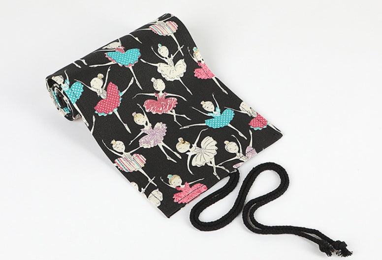 Ballet Girl Canvas Pencil Bag