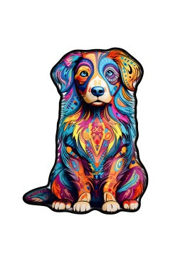 Dog Wooden Puzzles STEM KIt