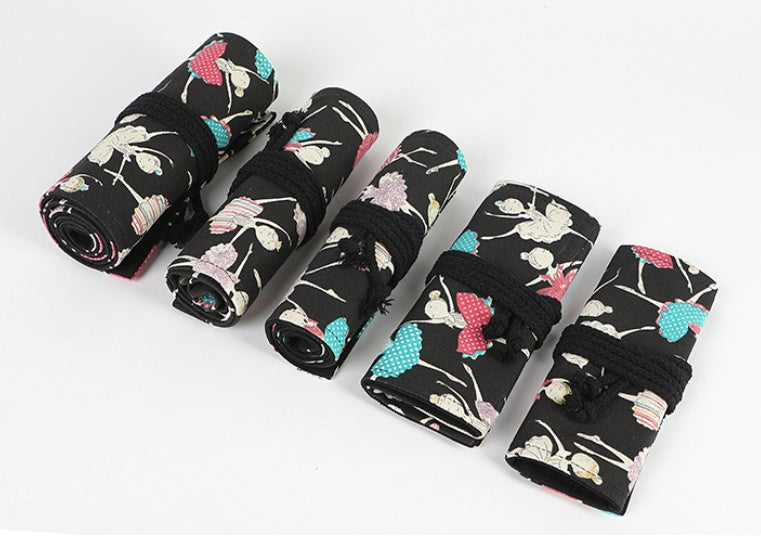 Ballet Girl Canvas Pencil Bag