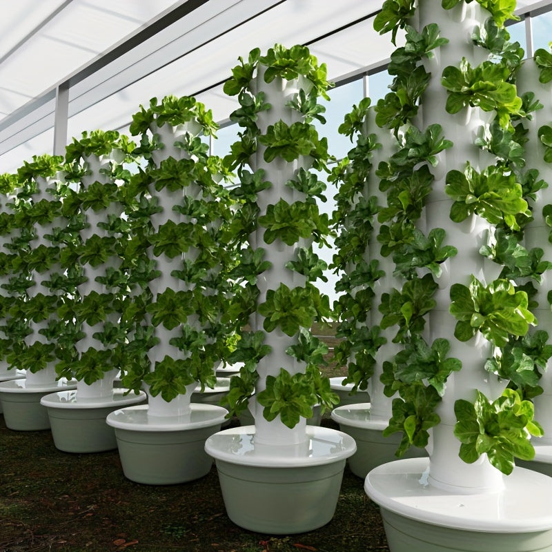 Versatile Multi-Layer Strawberry & Vegetable Grow Tower Indoor/Outdoor Hydroponic Planter