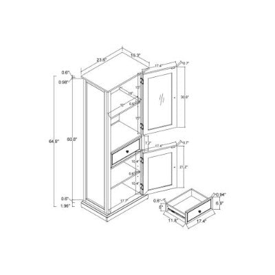 Tall Storage Cabinet