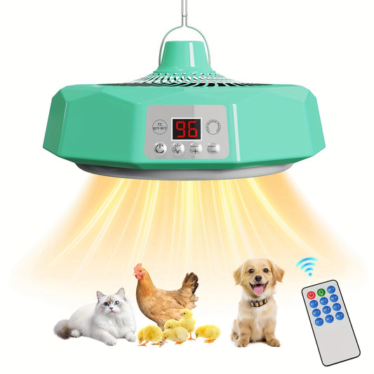 Chick Brooder Heater with Digital Display And Remote Control Chicken Coop Heater