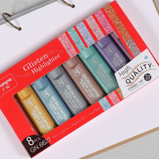 Metallic Highlighter Marker Set