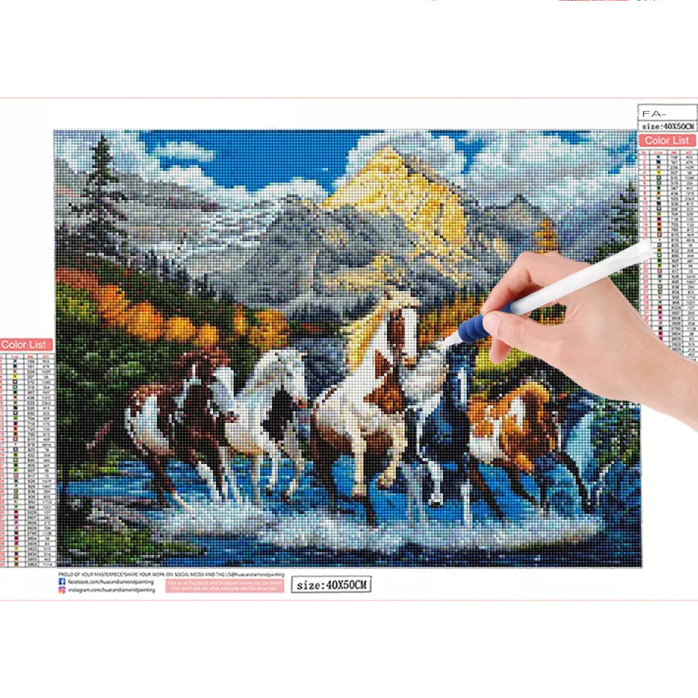 5D Animal Diamond Painting Horse