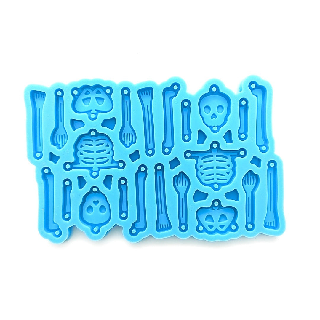 Creative Diy Skull Pendant Epoxy Silicone Mold