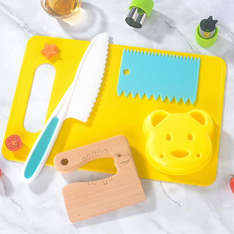 Children's Plastic Knife Kitchen cooking Kit