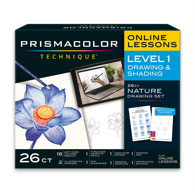 TECHNIQUE LVL 1 NATURE 26CT DRAWING SET ART KIT