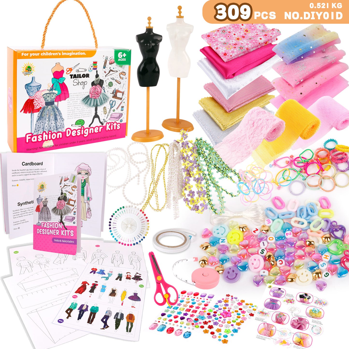 Children's Clothing Design Sewing Kit Toys