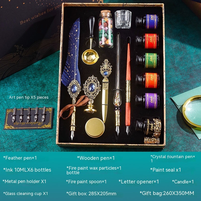 Feather Pen Kit Dipping Pen Craft Set