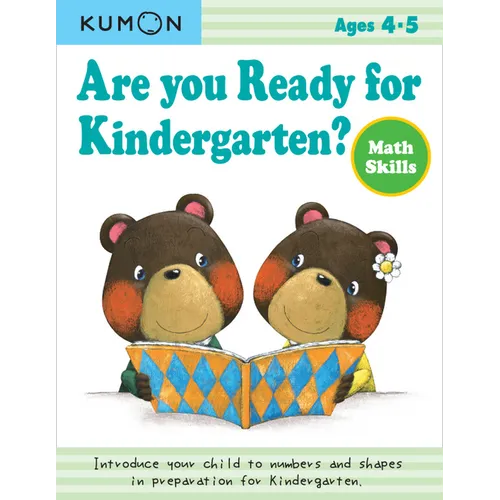 Kumon Are You Ready for Kindergarten? Math Skills