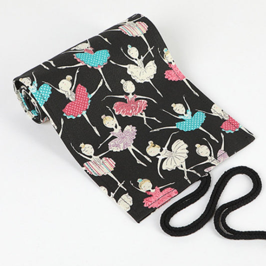 Ballet Girl Canvas Pencil Bag