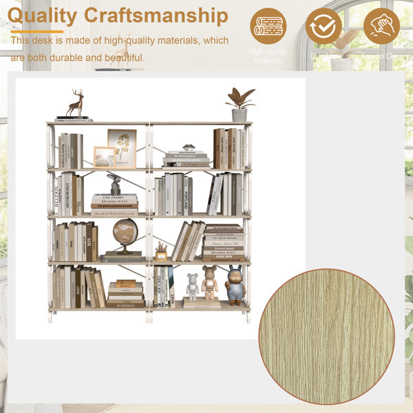 5-tier Retro Industrial Bookshelves