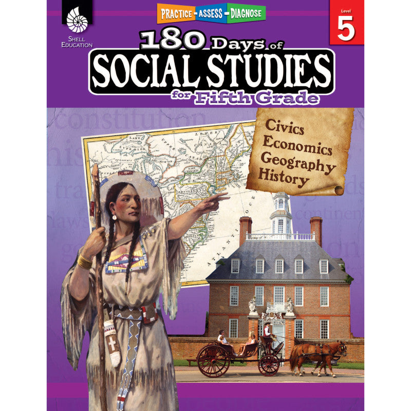180 DAYS OF SOCIAL STUDIES GR 5 HISTORY BOOK