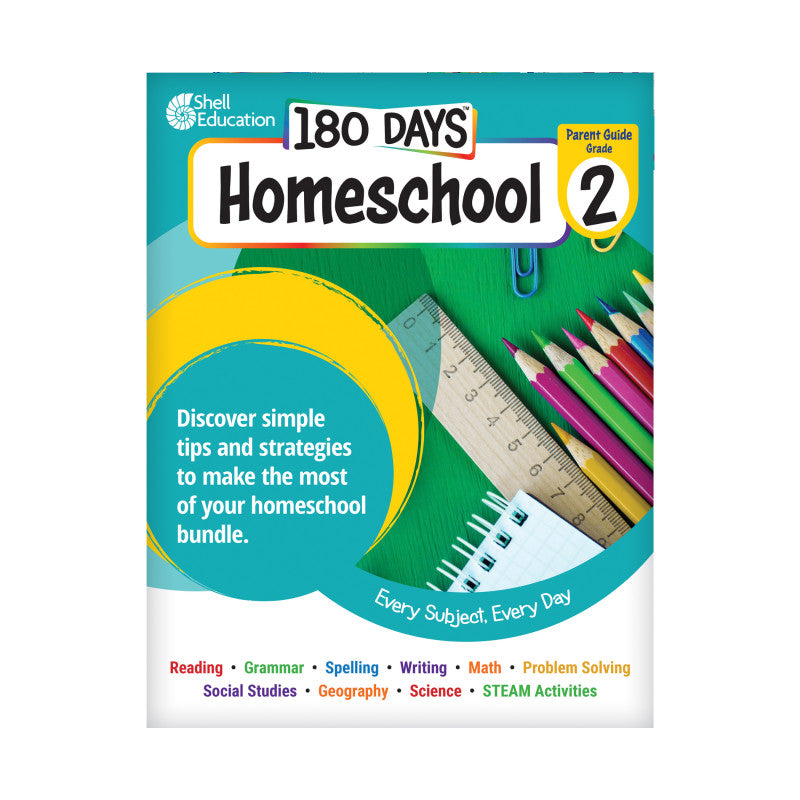 180 DAYS HOMESCHOOL GRADE 2 SET