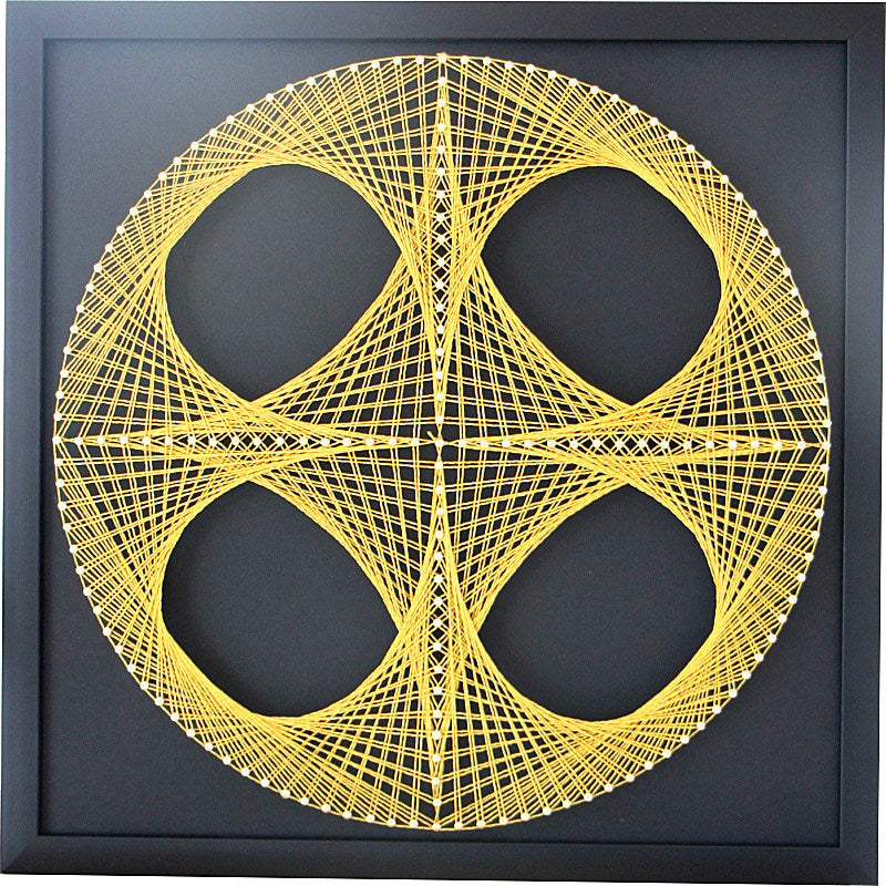 Line Drawing Geometric Pattern Nail Craft Kit