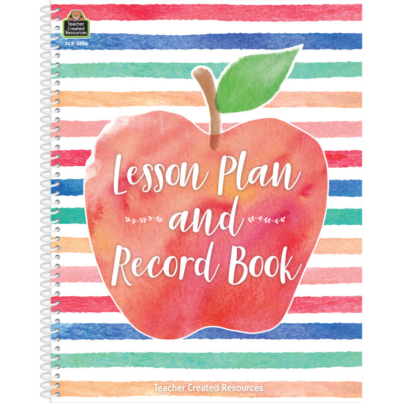WATERCOLOR LESSON PLAN RECORD BOOK
