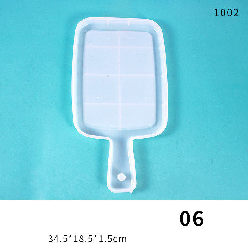 Crystal Epoxy Special-shaped Fruit Plate Storage Tray Mould