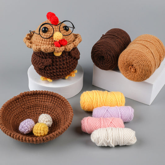 Converter Chicken  Diy Crochet Material Package