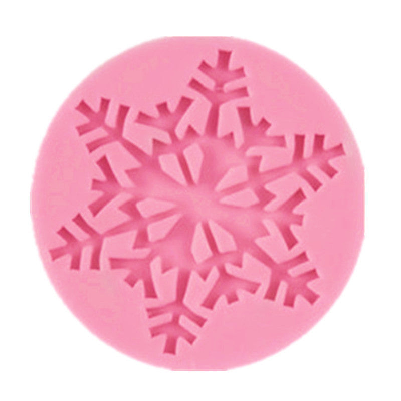 Crystal Epoxy Pendant Silicone Mold Snowflake Christmas Decoration