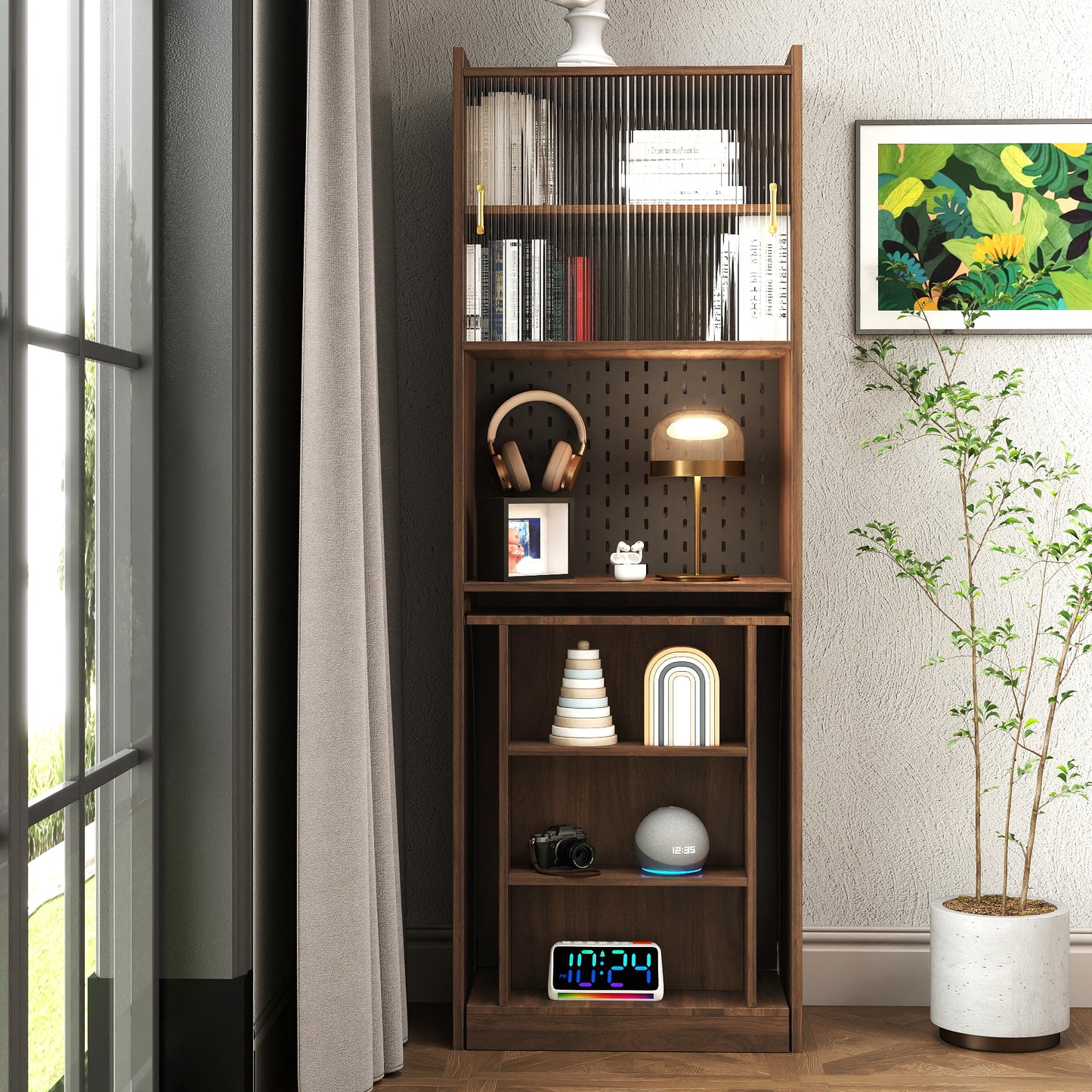 Folding Desk with Storage,