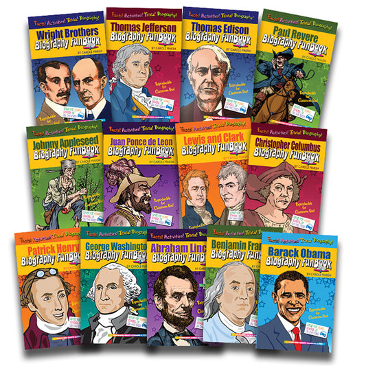 BIOGRAPHY FUNBOOKS PRESIDENTS INVENTORS & EXPLORERS HISTORY BOOK