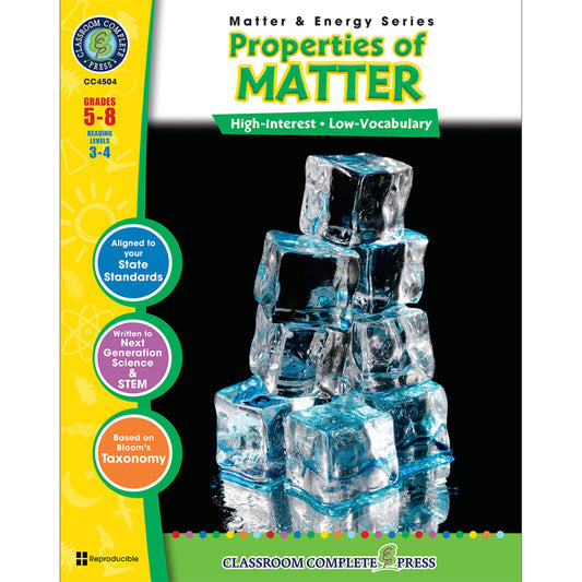 MATTER & ENERGY SERIES PROPERTIES OF MATTER SCIENCE BOOK