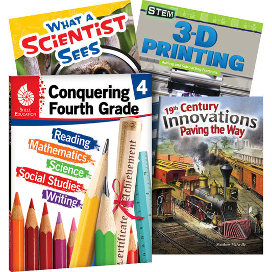 CONQUERING FOURTH GRADE 4-BOOK SET