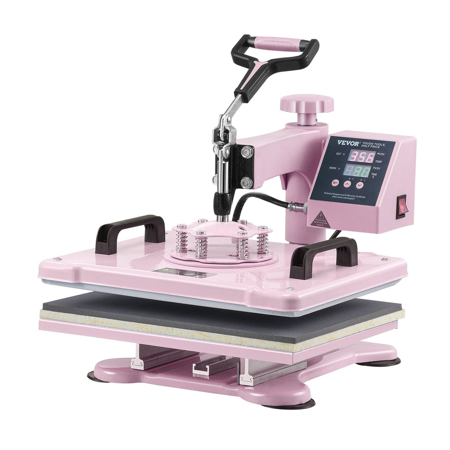 VEVOR Heat Press Machine 12x15 In 5 In 1 Craft Kit