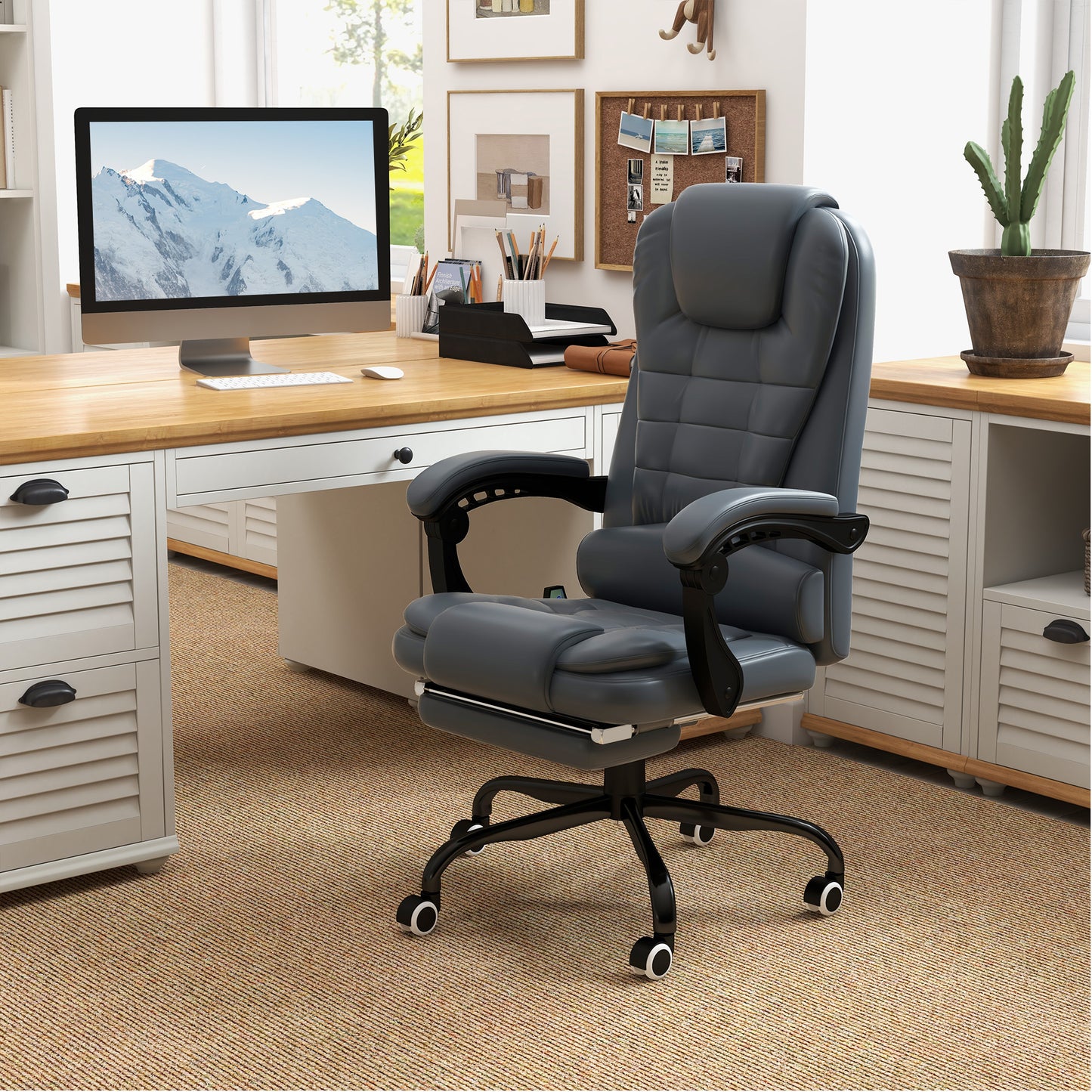 7-Point Vibrating Massage Office Chair