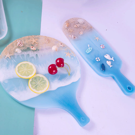 Crystal Epoxy Special-shaped Fruit Plate Storage Tray Mould