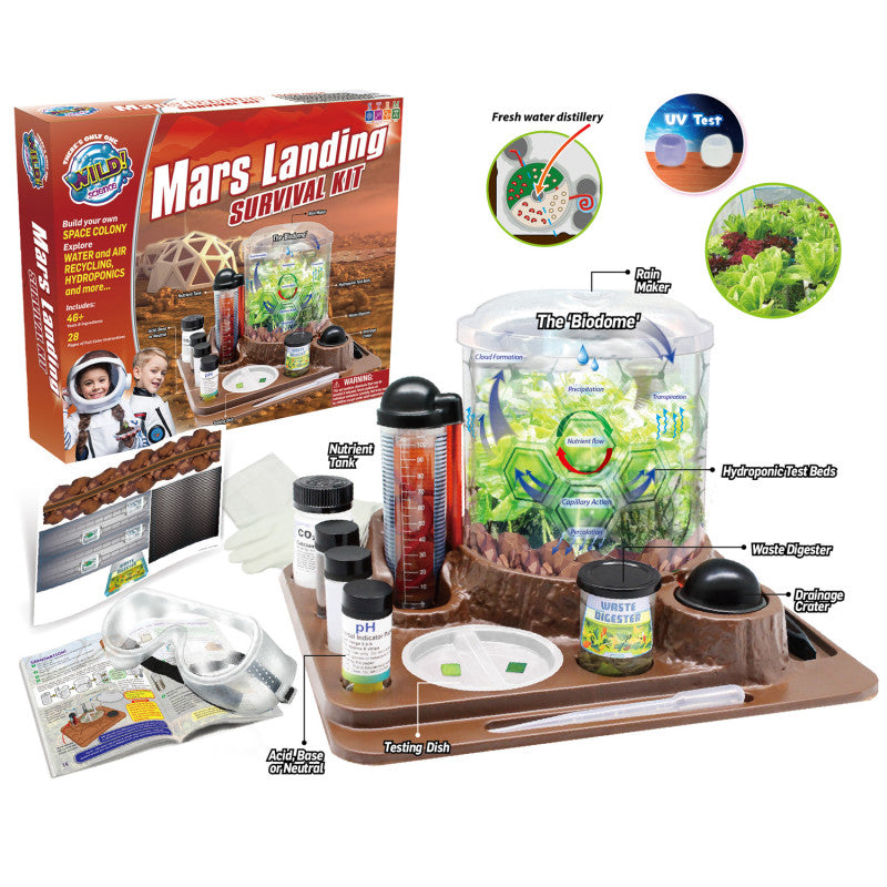 MARS LANDING SURVIVAL KIT WILD SCIENCE SET