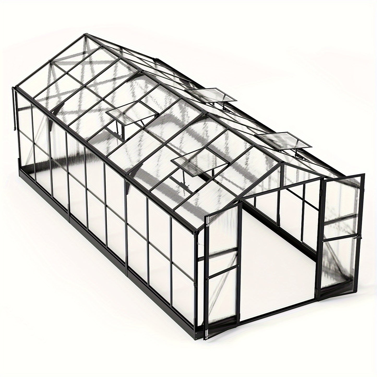 Premium 8x18ft Polycarbonate Greenhouse