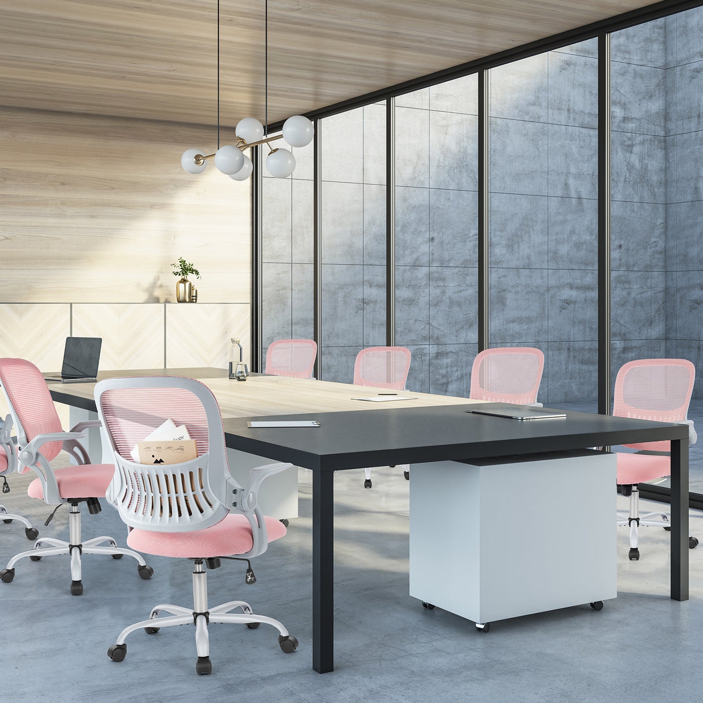 Tall Office Chair For Standing Desk With Adjustable