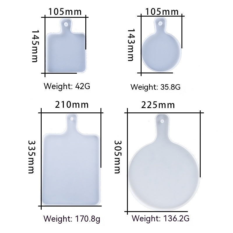 Epoxy Cutting Board Silicone Mold Set