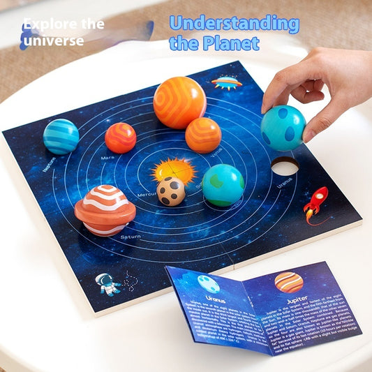 Montessori Solar System Eight Planets 3D Puzzle Model