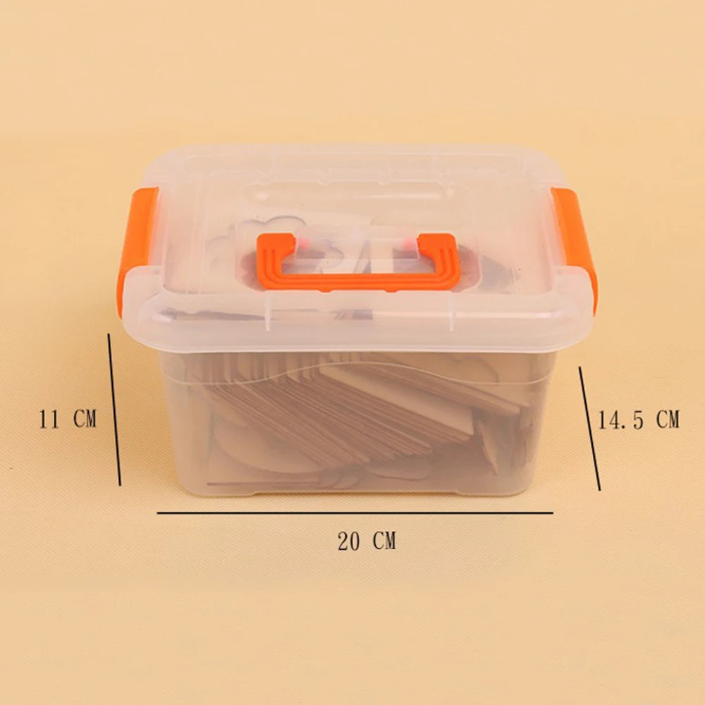 100pcs wooden Craft Stencils