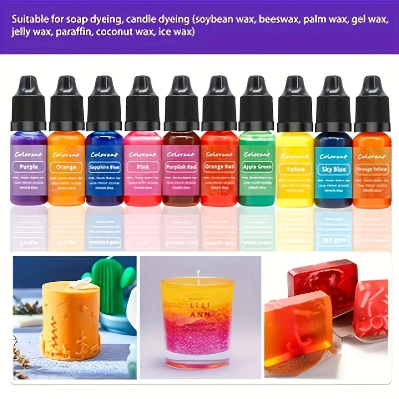 20 Color Candle Pigment Color Dye
