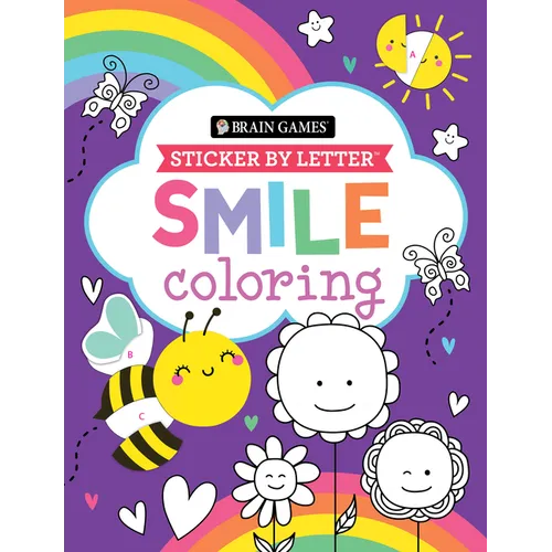 Brain Games - Sticker by Letter - Coloring: Smile