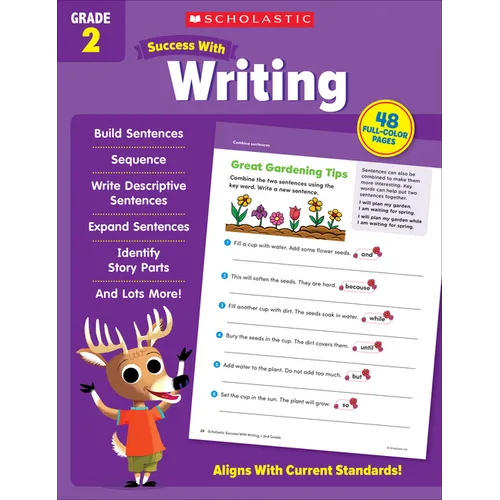 Scholastic Success with Writing Grade 2 Workbook
