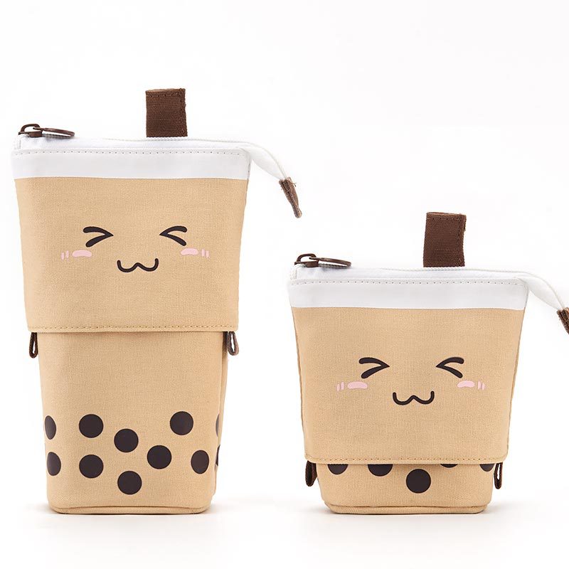 Boba Pen Holder Stationery Storage Bag
