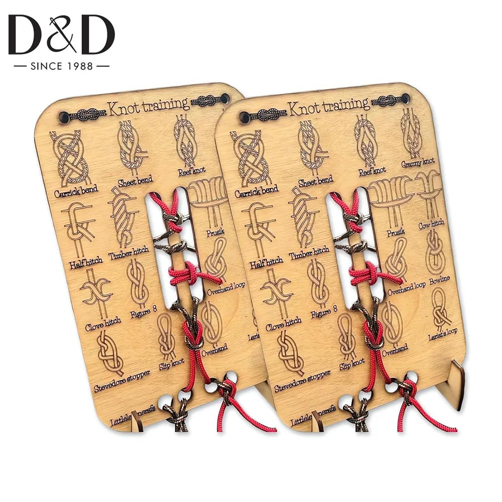 Learn Knot Training Board with Rope Learning Kit
