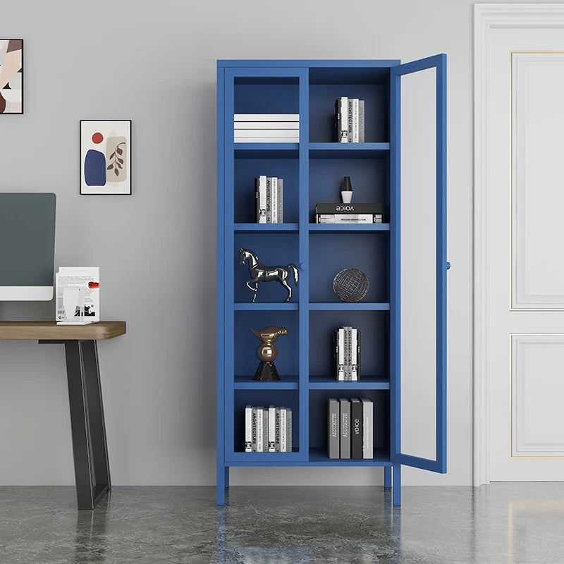 Metal Bookcase Cabinet