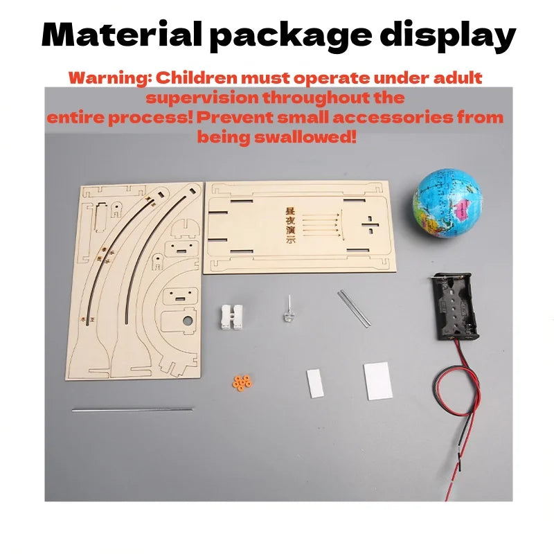 DIY Earth Model Day Night Cycle Science Kit STEM