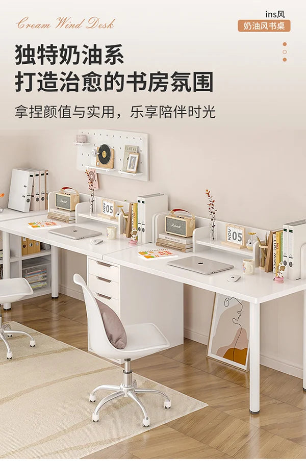 Computer desk with drawers