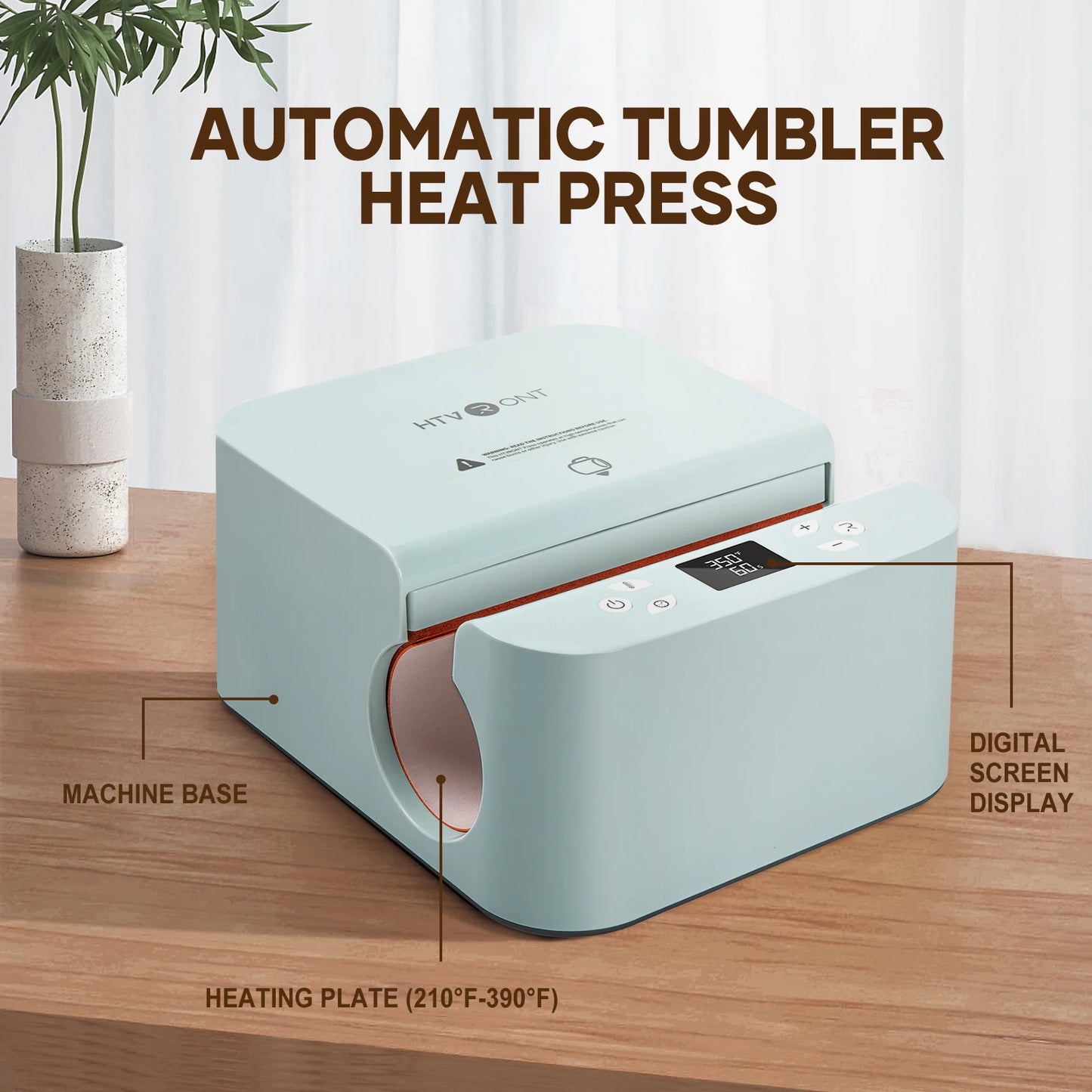 Bundle Auto Heat Press Machine & Tumbler Heat Press & Vinyl Plotter Cutting Machine Craft Bundle